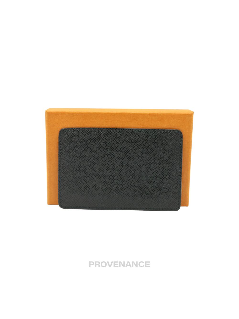 🔴 Louis Vuitton Card Holder Wallet - Taiga Epicea Leather